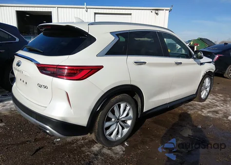 2019 Infiniti Qx50 Essential/Luxe/Pure z USA, uszkodzony, nr VIN 3PCAJ5M30KF108528
